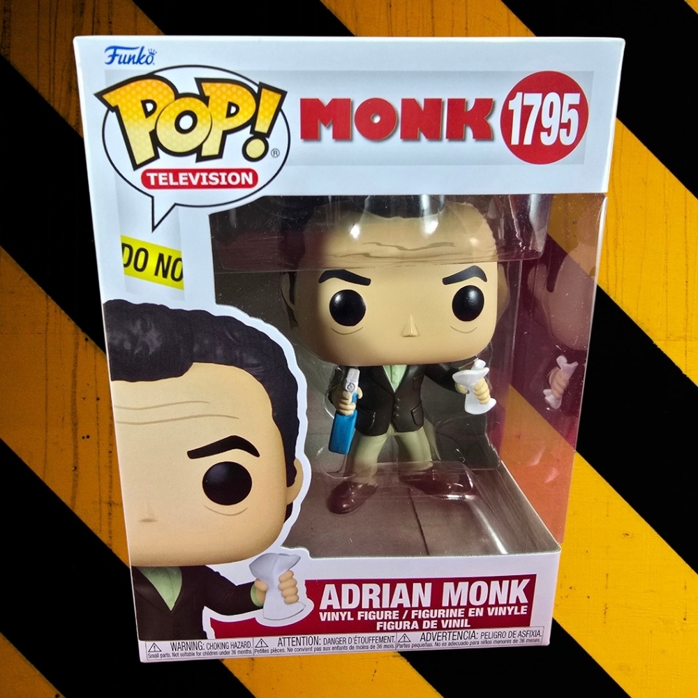 Adrian Monk funko # 1795 (nib) With Pop Protector